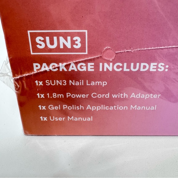 SUNUV SUN3 2-In-1 UV LED Nail Lamp New Nwt Nib Sealed - Picture 9 of 9